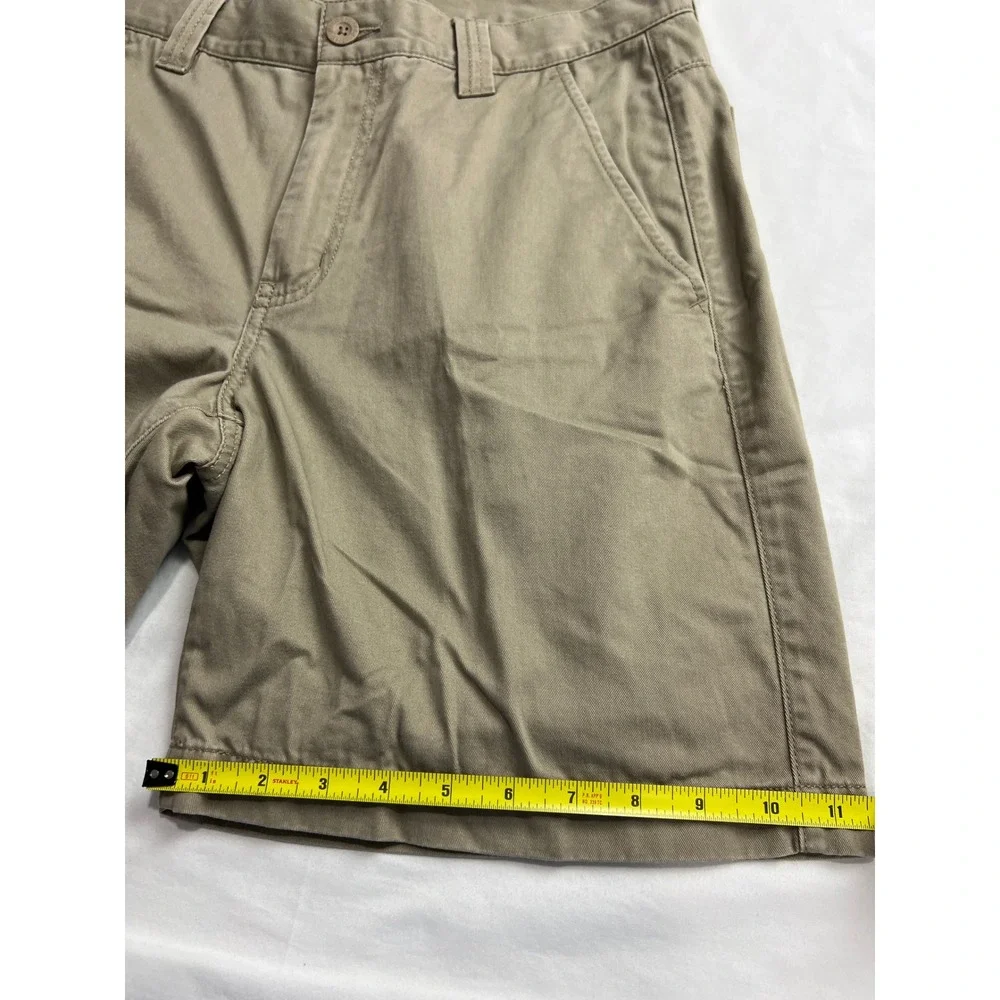 The North Face Mens Khaki Cotton Chino Shorts Size 32 Regular Tan Utility F10‎